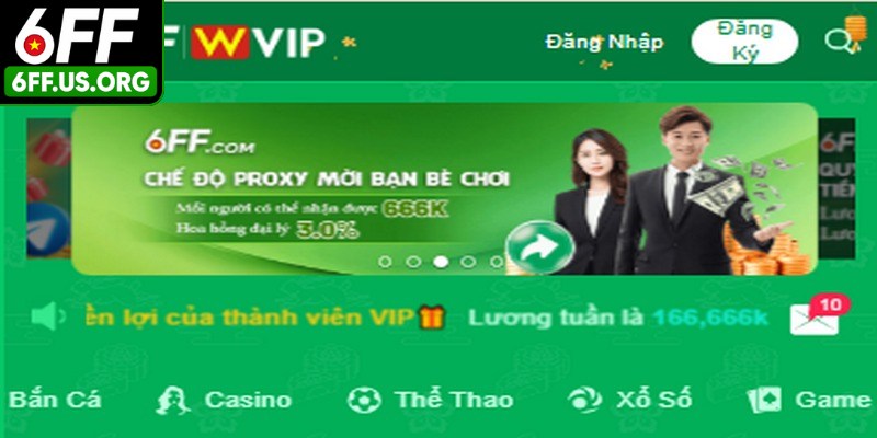6FF trở thành một trong những sân chơi cá cược trực tuyến uy tín bậc nhất