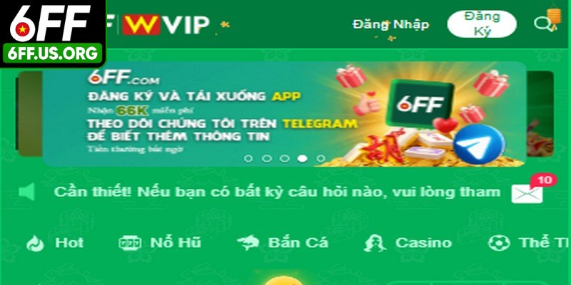 Giới thiệu 6FF về mục tiêu và tầm nhìn chiến lược của nhà cái