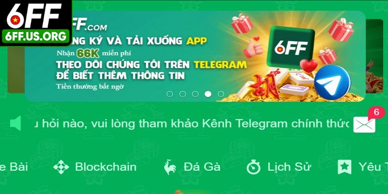 Tải app 6FF giúp bạn tham gia chơi game mọi lúc, mọi nơi
